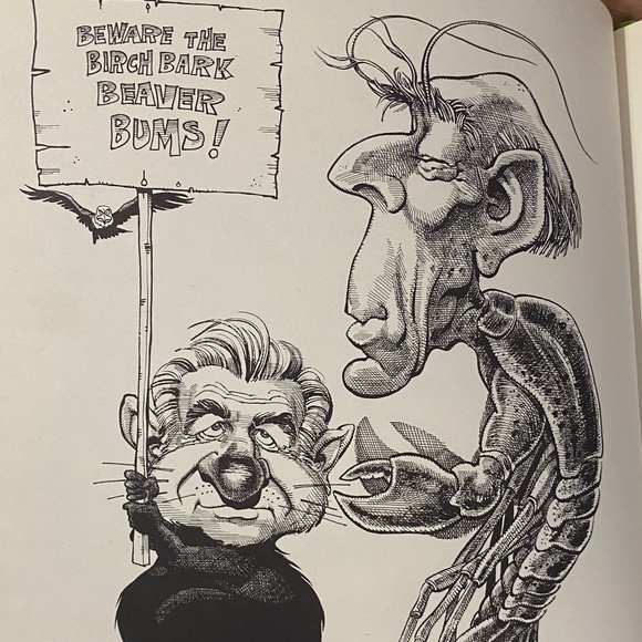 "Frog Fables & Beaver Tales" by Stanley Burke, illustrated by Roy Peterson. VTG - Picture 8 of 12